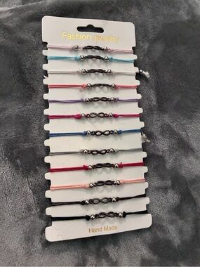 Fashion Jewelry 12pcs Infinity Decor Bracelet